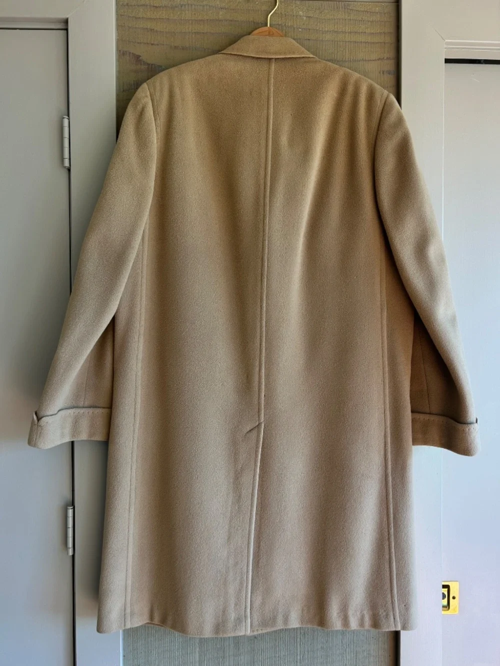 100% Cashmere Men’s Vintage Overcoat - Picture 3 of 9